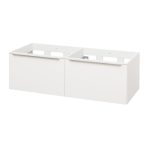 Mereo Mailo, kúpeľňová skrinka 121cm, biela, CN518S