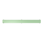 Alcaplast GLASS – Rošt pre líniový podlahový žľab, sklo-zelená GL1202-650