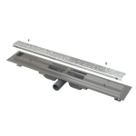 Alcaplast Podlahový žľab Antivandal s roštom APZ111-950M